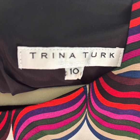 Fun Trina Turk multi-colored party dress - Picture 2 of 9